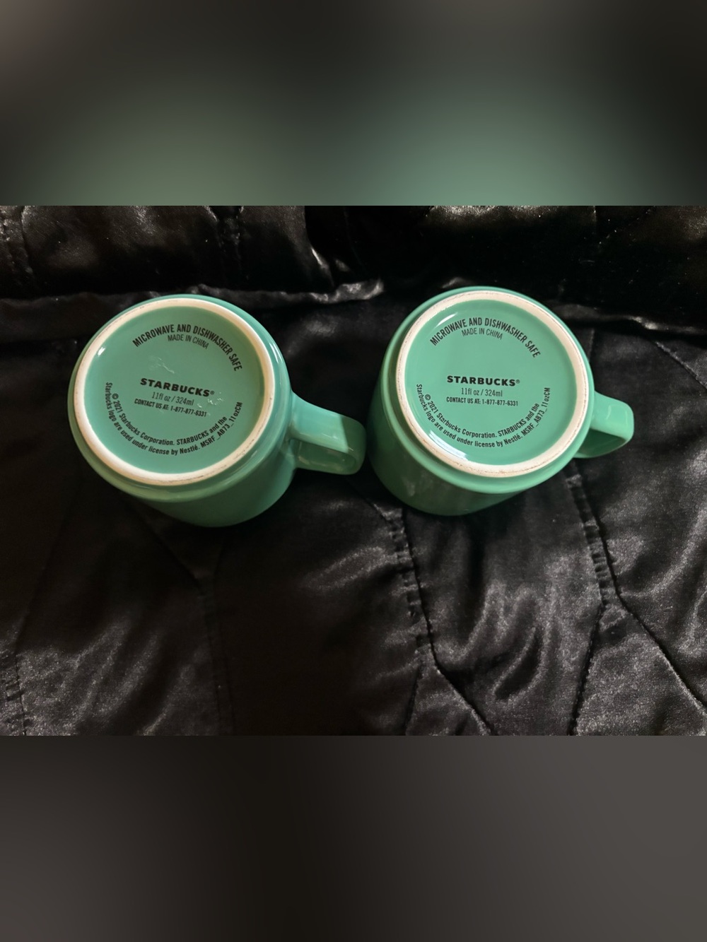 Starbucks Mint Green Ceramic Mug with Siren Logo - Picture 5 of 5